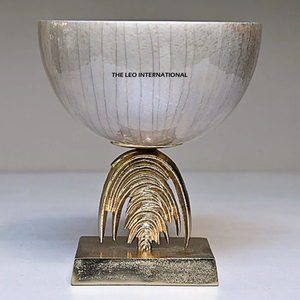 Bols à glace en verre et laiton, coupes à dessert transparentes et petits bols pour mariages et autres occasions - Product Image 5