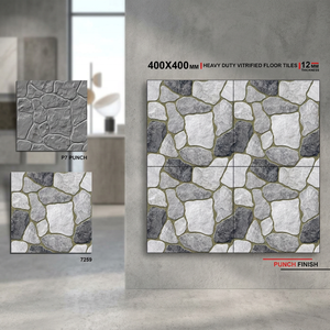 Color verde Jardín Diseño Porcelana Digital Heavy Duty Estacionamiento Azulejos al aire libre 40x40cm 16x16 400x400mm Precio más bajo - Product Image 1