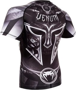 Rashguard Personalizado con Impresión por Sublimación, Rashguard para MMA, Rashguard para BJJ, Rashguard OEM para Hombre, Manga Corta - Product Image 1