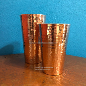 Coctelera Boston martillada de cobre de lujo Herramienta de barman de metal Premium para uso en bar - Product Image 5