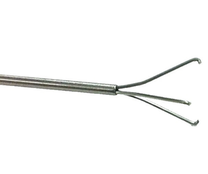 Pince laparoscopique PCNL Triprong 5Fr x 60cm en acier inoxydable pour la préhension des calculs urinaires, instrument chirurgical réutilisable - Product Image 3