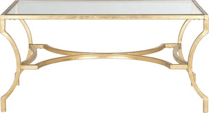Table basse en métal moderne, durable et luxueuse avec plateau personnalisé et base décorative, mobilier de salon haut de gamme, vente en gros, exportation - Product Image 2