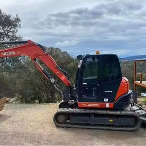 Excavadora de cadenas usada profesional de 3 toneladas con joysticks de precisión y pluma de giro lateral para trabajos complejos en sitios accidentados - Product Image 1