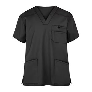 Tenues médicales personnalisées pour médecins et infirmières, chemises en toile ajustées, respirantes, à séchage rapide, ensembles d'uniformes unisexes pour infirmières, professionnels de l'hôpital - Product Image 1