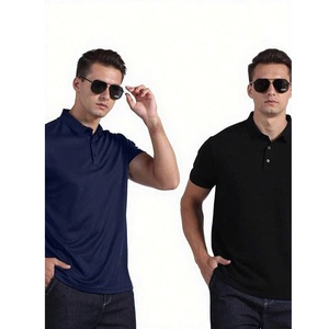 T-shirt de golf pour homme, léger, respirant, confortable, anti-UV, tissu performant à 4 directions d'évacuation de l'humidité - Product Image 2
