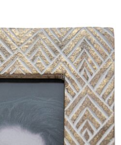 Handmade Geometric Bone Inlay Tabletop Photo <b>Frame</b> with Custom Sizes by REHMAN CRAFT - Product Image 2