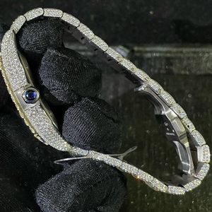 Reloj de pulsera personalizado hecho a mano, joyería de belleza artística, unisex, clásico, estilo hip hop, automático, mecánico, ETA, acero inoxidable, cristal de zafiro, 44 mm - Product Image 2