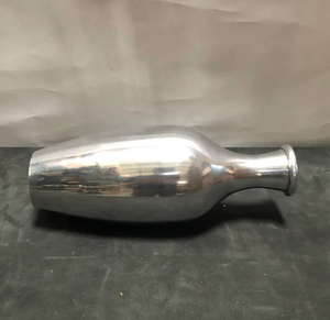 Trending design silver tone aluminum flower <b>vase</b> with brushed texture and elegant curves suitable for center table Decor <b>Vintage</b> - Product Image 5