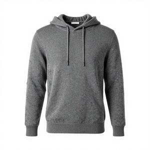 Ensemble de sweats à capuche en polyester/nylon, pulls en molleton tricoté, vêtements décontractés d'hiver, broderie personnalisée OEM ODM - Product Image 1