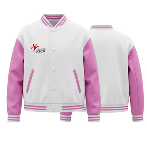 Nouvelles vestes universitaires d'hiver de qualité supérieure, personnalisables avec logo frontal, 100% laine, chauffantes, coupe-vent, respirantes, écologiques, OEM - Product Image 1