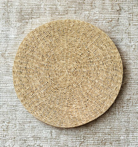 Manteles Individuales Clásicos de Pasto Marino Ecológicos Antiarañazos, Textura Suave, Tejido Natural, Protectores de Mesa Aislantes del Calor para Vidrio - Product Image 1