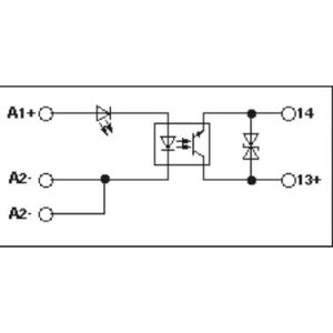 DEK-OV-24DC/24DC/3 โซลิดสเตตรีเลย์เทอร์มินัลบล็อก 10A ทองแดงกำลังไฟ 230V - Product Image 2