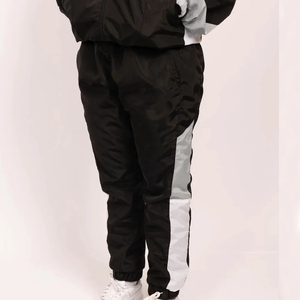 Ensemble de survêtement coupe-vent pour femme de haute qualité, décontracté, grande taille, sportif, jogging, noir et gris, deux pièces, respirant, en polaire - Product Image 6