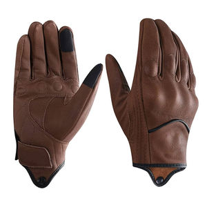 Guantes de Motocicleta de Cuero 100% Premium, Personalizados, Impermeables, de Dedo Completo, Alta Calidad, Precio Razonable, Color Sólido - Product Image 2