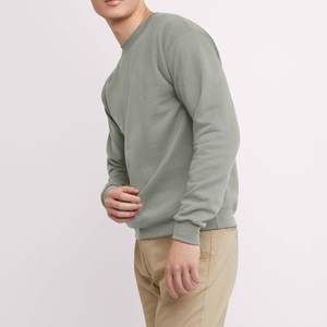 Sudadera Reflectante para Hombre, 100% Algodón Ecológico, con Detalles de Alta Visibilidad, Cuello Redondo, para Deportes Nocturnos - Product Image 4