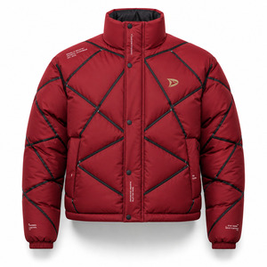 Men’s Outdoor Puffer Jacket Lightweight Warm Insulated Waterproof Winter Coat Custom Logo Factory - Product Image 1
