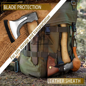 Wood Handle Professional Bearded Axe-Light <b>Weight</b> Custom Size High Quality Carbon/Stainless Steel Blade Cutting Tool 3-Year - Product Image 6