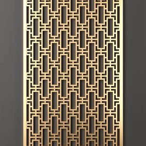 Panel Decorativo de Metal Personalizado para Privacidad – Panel de Separación Cortado con Láser CNC para Cercas de Jardín y Divisores de Habitaciones Modernos, Decoración del Hogar - Product Image 1