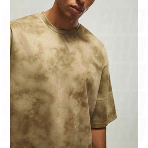 Custom Printed OEM Design Heavyweight 100% Cotton Sun Fade Men's Casual <b>Ringer</b> <b>T</b> <b>Shirt</b> Anti UV Eco Friendly Short Sleeve - Product Image 3