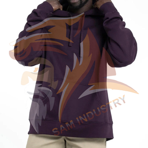 Sweat-shirts pour hommes de haute qualité, 100% coton, coupe classique, décontractés, respirants, écologiques, personnalisés, streetwear, grandes tailles - Product Image 4