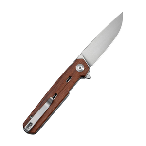 Couteaux pliants haute performance avec lame de coupe en acier inoxydable tranchante, manche ergonomique foncé et design compact pour la poche - Product Image 2