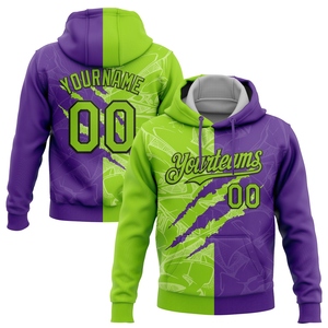 Venta al por Mayor Directa de Fábrica, Nuevo Diseño, Parche Cosido Personalizado con Patrón de Patchwork, Verde Neón - Negro, Diseño 3D con Efecto Rasgado, Ecológico para Hombre - Product Image 1