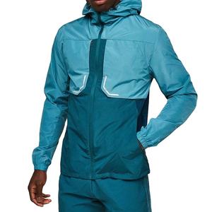 เสื้อแจ็คเก็ตกันลมน้ำหนักเบาสำหรับผู้ชาย ผ้าโพลีเอสเตอร์ 100% สำหรับเล่นกีฬา เสื้อกันลมไนลอนสำหรับกิจกรรมกลางแจ้ง กันน้ำ สะท้อนแสง ไซส์ใหญ่พิเศษ - Product Image 3