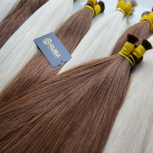 Extensions de cheveux vietnamiens en vrac, super double drawn, couleur marron, cheveux humains vierges vietnamiens, couleur tendance été - Product Image 6