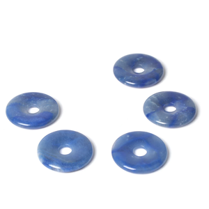 Donuts en cristal naturel, donuts en pierre de cristal d'aventurine bleue, pierres précieuses, pierres de cristal Reiki, donuts de guérison, agate, vente en gros - Product Image 2