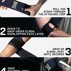 Meilleures ventes : Bande de compression fine en nylon souple pour coudes et genoux, support pour haltérophilie et entraînement en salle de sport - Product Image 4