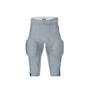 Custom Black American Football Letterman <b>Jacket</b> Light Gray Pants Number 23 V-Neck Breathable Eco-Friendly Casual <b>Summer</b> Front - Product Image 3
