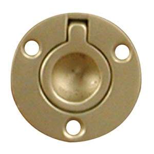 Poignées de traction affleurantes en laiton poignées à anneau rond poignées de meubles encastrées carrées loquet de trappe de bateau pour armoires - Product Image 4