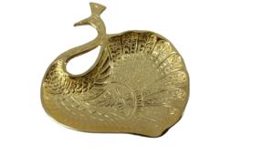 24 Carat Gold Plated Serving Bowl Gift <b>Item</b> Bowl with Spoon Unique Design Gold Dry Fruit Bowl Home and Table <b>Decor</b> - Product Image 4