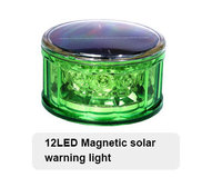 Lampe d'avertissement solaire OWLEYE 5LED SWL5 |   Visibilité de 800 m |   Modes Flash Puissants/Synchronisés |   Autonomie de 120 heures |   IP66 |   5 couleurs |   Diamant