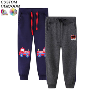 Vente en gros en ligne – Nouveaux pantalons larges 100 % coton pour enfants, collection printemps-automne, doux, sportifs, décontractés, pour garçons et tout-petits - Product Image 3