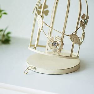 Candle Holder Rustic Decorative Birdcage Pillar Candleholder Set for Candle <b>Ornaments</b> Display Vintage Chic <b>Wedding</b> Customizable - Product Image 4