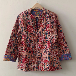 2026 Más Vendido Boho Indio Algodón Acolchado Bordado Artesanal Estampado en Bloque Ecológico Invierno Tejido Suave Transpirable Floral - Product Image 1