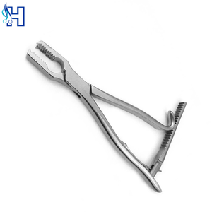 Orthopedic Bone Forceps 5.5 Inch Curved Surgical Stainless Steel Manual Reusable Plate Holding <b>Drill</b> <b>Guide</b> - Product Image 2