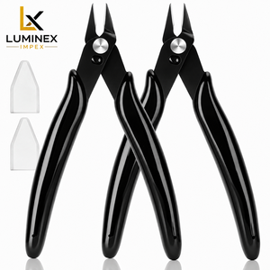 LUMINEX IMPEX LUB=113 <b>Long</b> <b>Nose</b> Stainless Steel Lightweight Smooth Work Jewelry Making Polishing Pliers for Bracelet Making DIY - Product Image 2