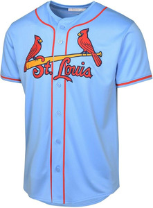 Maillot de l'équipe alternative bleu clair des Cardinals de St. Louis MLB pour enfants et jeunes de 8 à 20 ans - Product Image 2