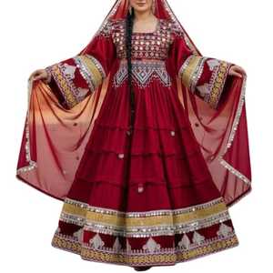 Robes de mariée et de cérémonie afghanes faites à la main pour femmes, prix de gros, faible MOQ, nouvelle collection, dernières arrivées, tenues de soirée afghanes pour femmes 2026 - Product Image 1