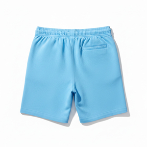 Shorts d'été unisexes en coton premium, finition brossée, toucher doux, shorts décontractés, taille élastique, vêtements de détente confortables - Product Image 3
