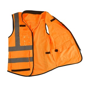 Gilet de sécurité haute visibilité 2026 de haute qualité fabriqué au Pakistan, logo personnalisé, respirant, léger, pour hommes - Product Image 6