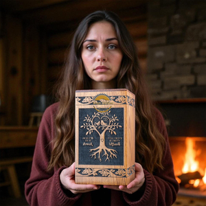 Handcrafted lifetree urn & Natural Wood Cremation Urn Ashes <b>Box</b> Artistic Funeral <b>Memorial</b> Keepsake by AYAANS - Product Image 3