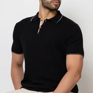 Camisetas Polo de Color Sólido, Nuevo Estilo para Hombre, en Grandes Cantidades, para Verano, Tallas Grandes, con MOQ Bajo - Product Image 5