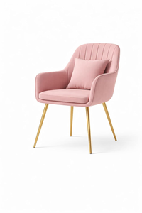 Decorative Rocking Chair with Velvet Upholstered Seat Armrests Pillow for Contemporary Interior Spaces Outdoor & Hospital Use - Product Image 4