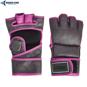 Gants d'entraînement MMA en cuir avec fermeture auto-agrippante pour poignet, pour adultes, idéaux pour la boxe et le sparring, emballage personnalisé - Product Image 2