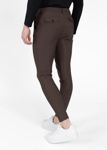 Pantalones de montar para hombre, corte ajustado, tela elástica transpirable, duraderos para entrenamiento y espectáculos. - Product Image 2