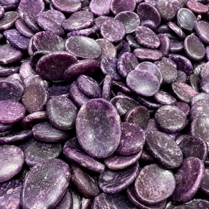 Pierres de méditation en Lépidolite naturelle, polies, violettes, pour le pouce, Feng Shui, Reiki, Yoga, soulagement du stress, équilibre émotionnel - Product Image 5