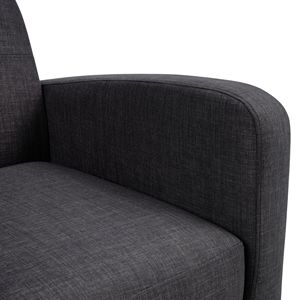 Sillón Individual de Estilo Moderno de Mediados de Siglo con Patas de Madera de Caucho y Tapicería de Tela para Sala de Estar - Product Image 5